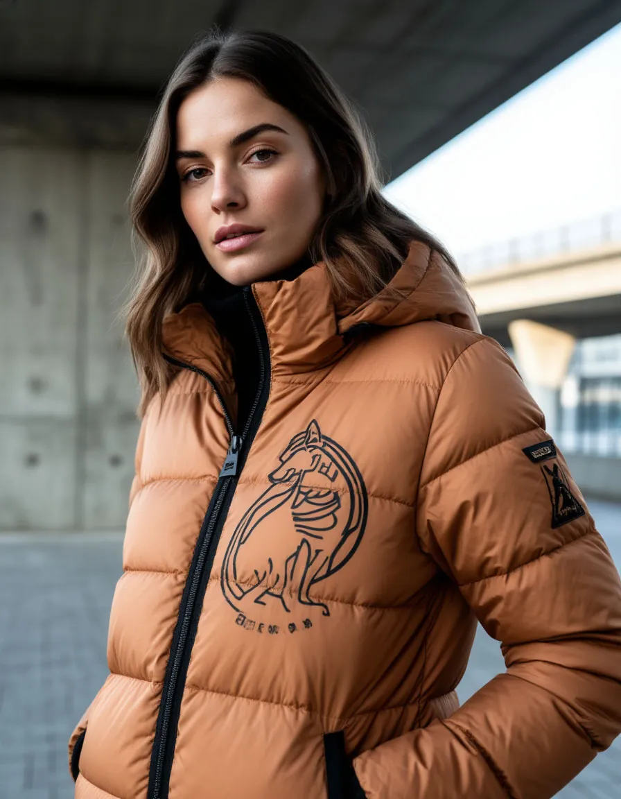 Пуховики с логотипами Пуховики с логотипами