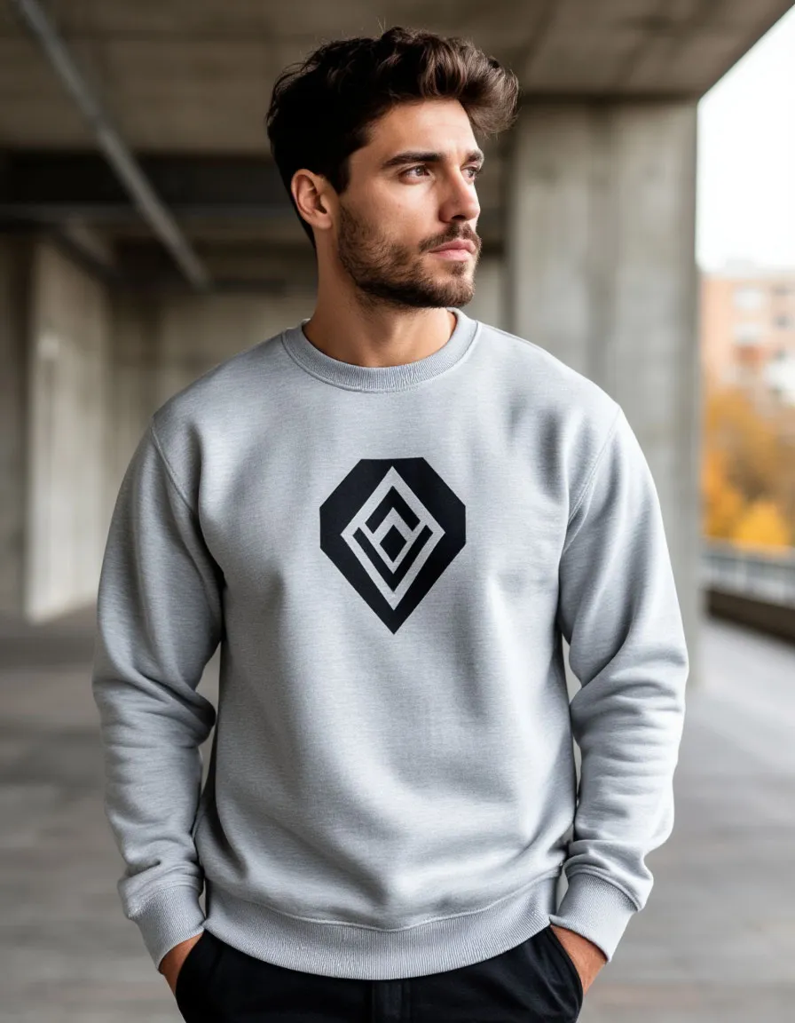 Свитшот с нанесением логотипа Свитшот с нанесением логотипа